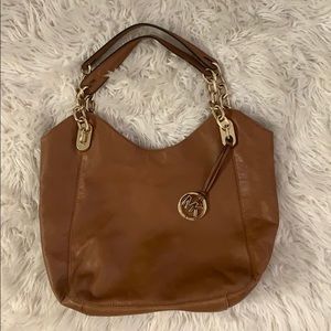 Michael Kors Handbag Purse Leather Brown